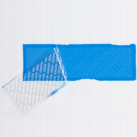 2 x 5 <span class='fraction'>3/4</span>" Blue (1 Pack) Tape Logic<span class='rtm'>®</span> Security Strips on a Roll
